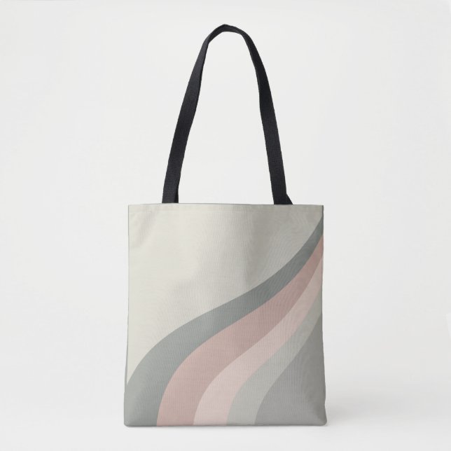Silent Wave Tote Bag (Front)