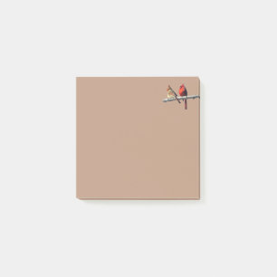 Silent wonders post it notes Cardinals.