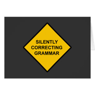 Silently Correcting Grammar