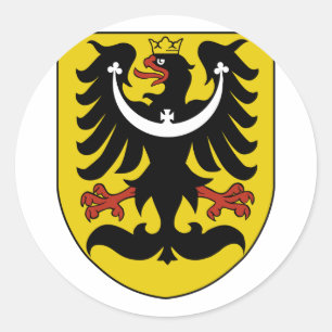 Silesia, Czech Classic Round Sticker