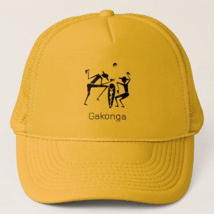 Silhouette African Art, Awesome Moonlight Dance Trucker Hat