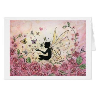 Silhouette and Roses
