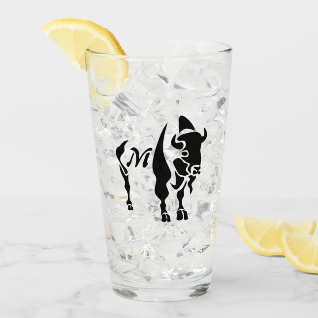 Silhouette Black Buffalo Glass (Front Ice)