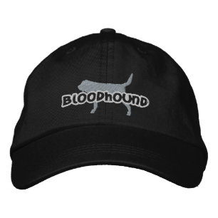 Silhouette Bloodhound Embroidered Hat