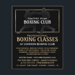 Silhouette Boxing Match, Boxing Class Advert Flyer<br><div class="desc">Silhouette Boxing Match,  Boxing Class Advert Flyers By The Business Card Store.</div>