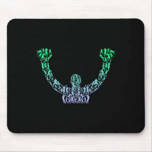 Silhouette Boys Boxer Shirt Boxer Shirt Mens Boxin Mouse Pad