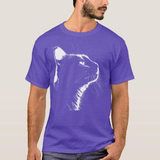 Silhouette Cat vintage T-Shirt