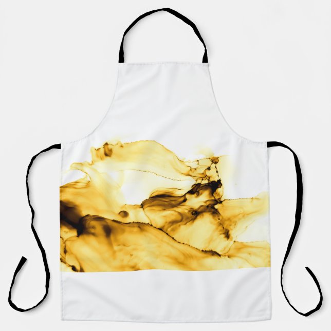 Silhouette Coconut Palm Tree Outdoors Apron (Front)