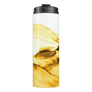 Silhouette Coconut Palm Tree Outdoors Thermal Tumbler
