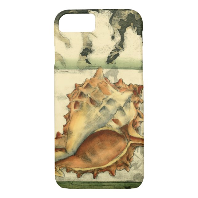 Silhouette Conch Shell Case-Mate iPhone Case (Back)