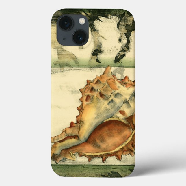 Silhouette Conch Shell Case-Mate iPhone Case (Back)
