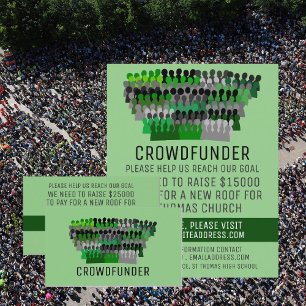 Silhouette Crowd Design, Crowdfunder, Crowdfunding Business Card
