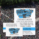 Silhouette Crowd Design, Crowdfunder, Crowdfunding Flyer<br><div class="desc">Silhouette Crowd Design,  Crowdfunder,  Crowdfunding Advertising Flyer by The Business Card Store.</div>