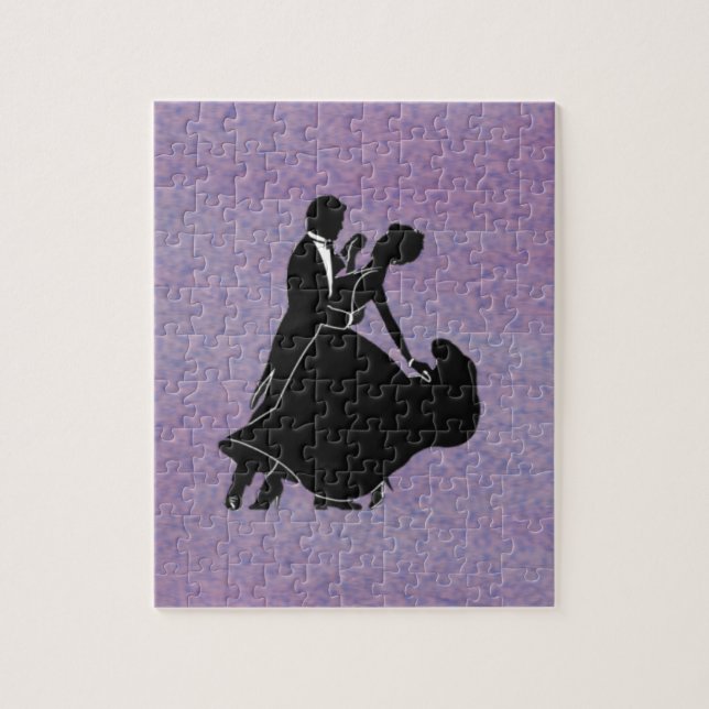 Silhouette Dancers Jigsaw Puzzle (Vertical)