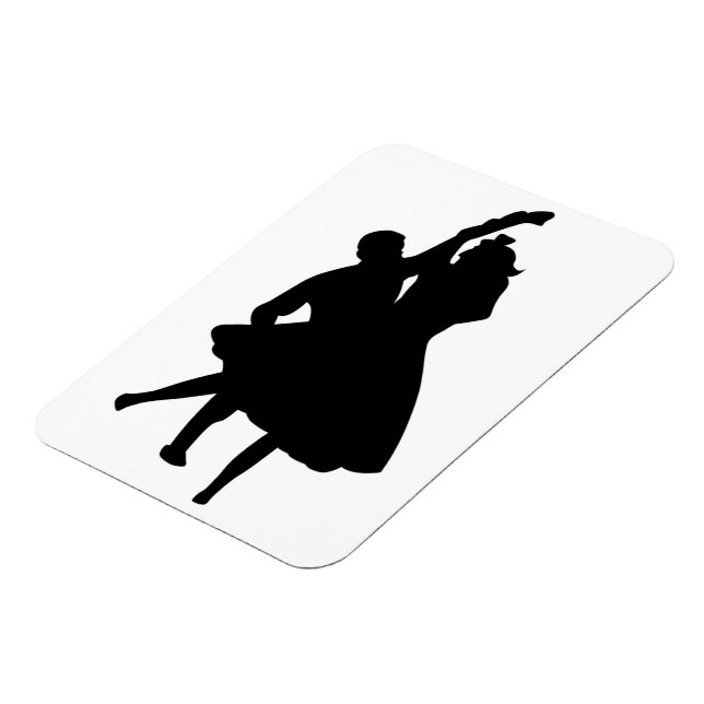 SILHOUETTE DANCERS MAGNET (Left Side)