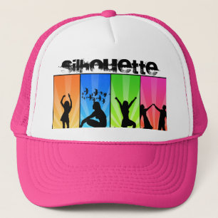 silhouette dancers trucker hat