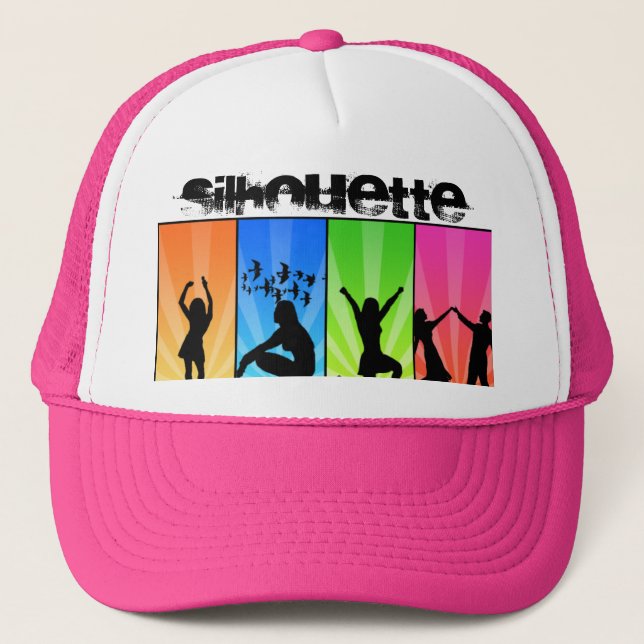 silhouette dancers trucker hat (Front)