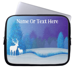 Silhouette Deer Electronics Bag