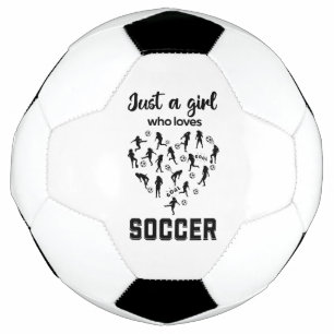 Silhouette girls playing Soccer  Ball