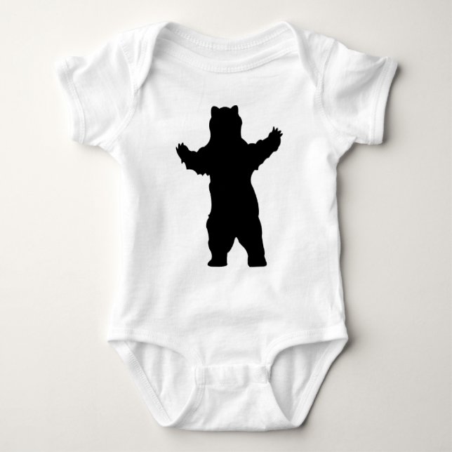 silhouette grizzly bear T-Shirt (Front)