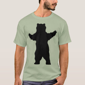silhouette grizzly bear T-Shirt