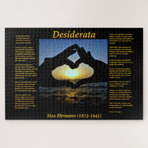 Silhouette hand with them make a heart  jigsaw puzzle