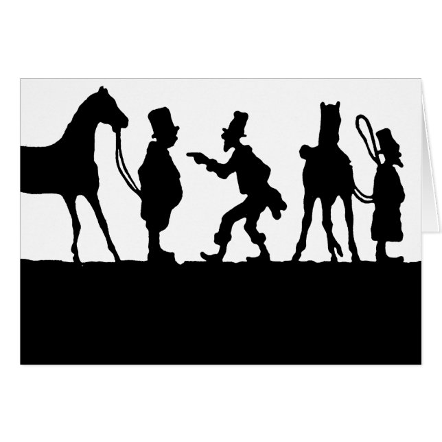 Silhouette: Horse Dealer (Front Horizontal)