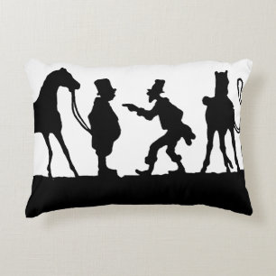Silhouette: Horse Dealer Decorative Cushion