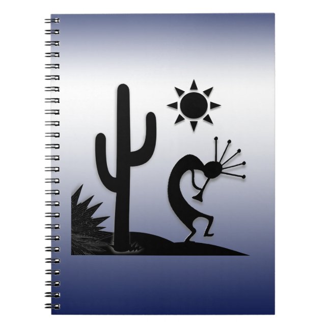 Silhouette Kokopelli Notebook (Front)