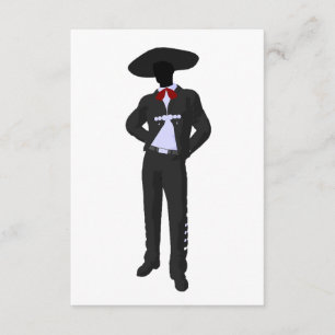 Silhouette Mariachi Invitations