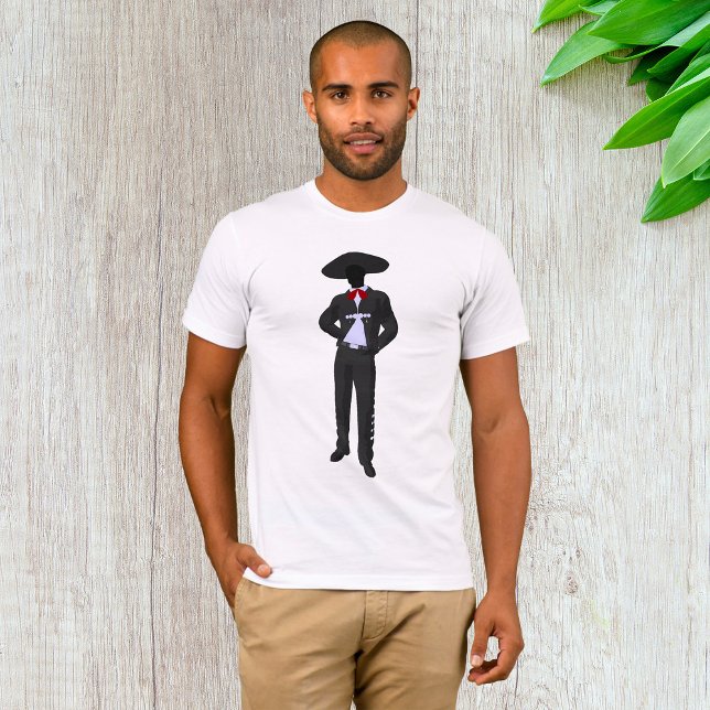 Silhouette Mariachi Mens T-Shirt (Creator Uploaded)