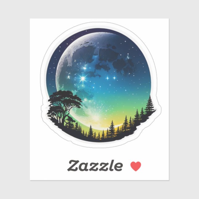 Silhouette Moon Night (Sheet)