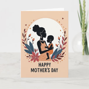 Silhouette Mothers Day Art Card