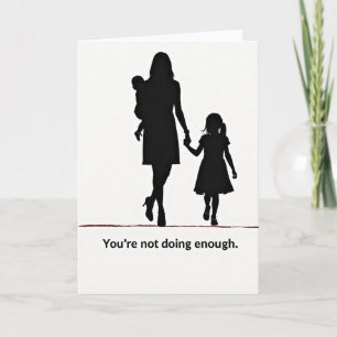 Silhouette Mothers Day Card