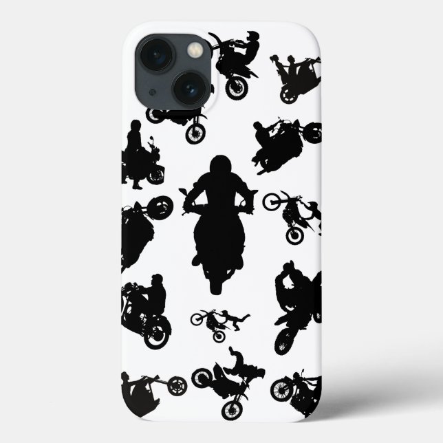 Silhouette Motorcycles Case-Mate iPhone Case (Back)