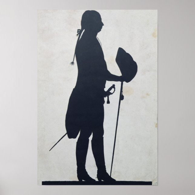Silhouette of a Man Poster (Front)