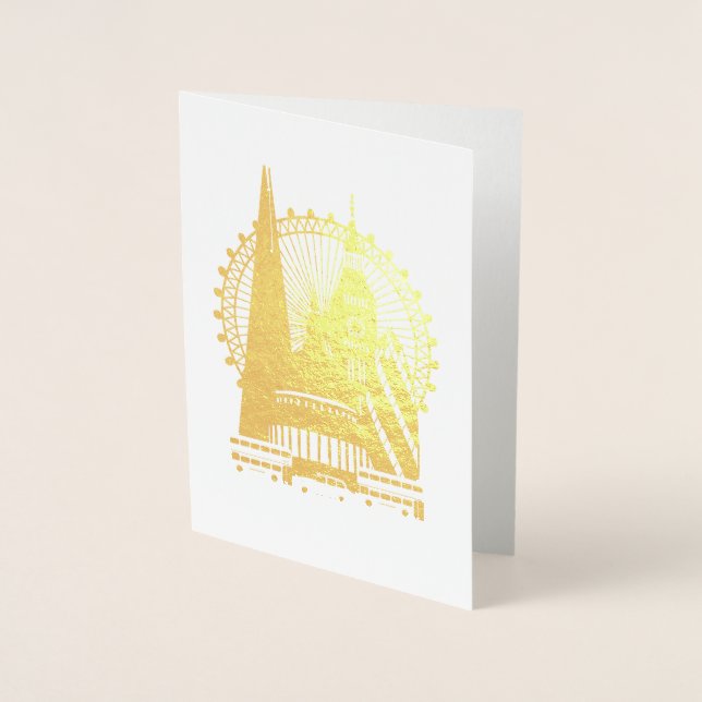 Silhouette of London Foil Card (Front)