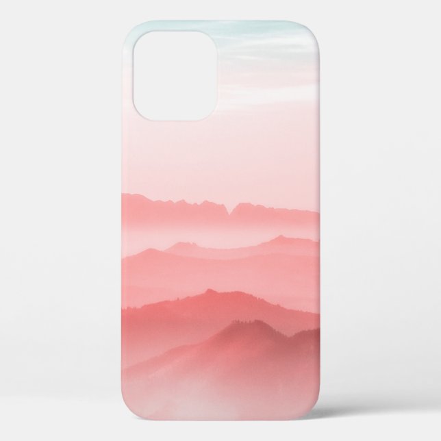 SILHOUETTE OF MOUNTAIN Case-Mate iPhone CASE (Back)