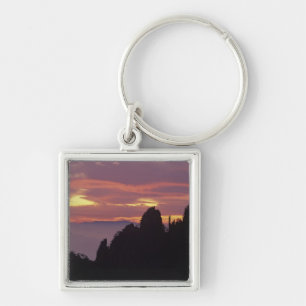Silhouette of Mt. Huangshan (Yellow Mountain) at Key Ring
