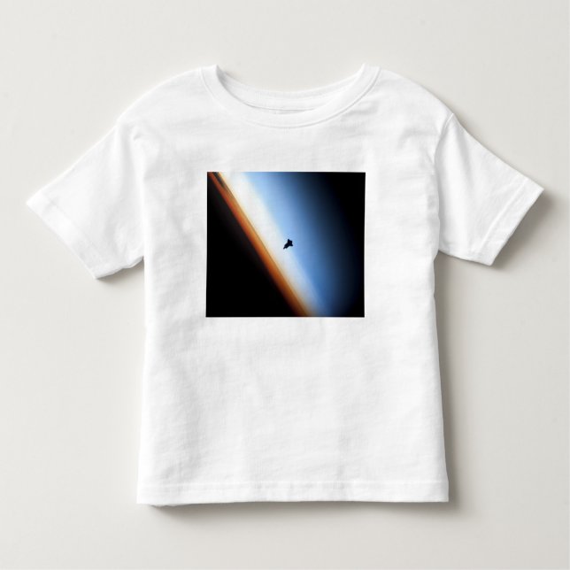 Silhouette of space shuttle Endeavour Toddler T-Shirt (Front)