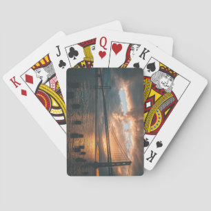 Silhouette of the Golden Gate Bridge Playing Cards