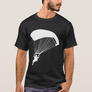 Silhouette Parachuting Free Falling Diver Skydiver T-Shirt