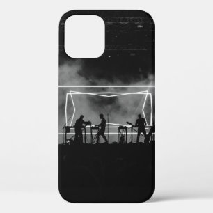 SILHOUETTE PHOTO OF ROCK BAND ON STAGE PERFORMING iPhone 12 CASE