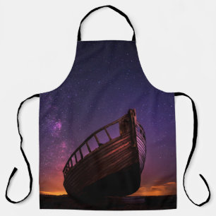 SILHOUETTE PHOTOGRAPHY OF SAILING BOAT ON BODY OF APRON