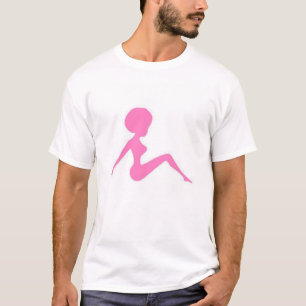 silhouette pink T-Shirt