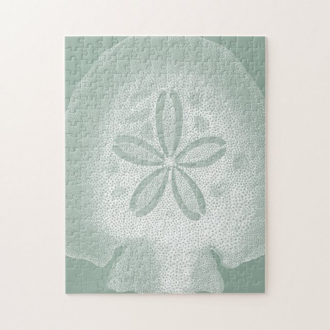 Silhouette Sand Dollar Jigsaw Puzzle (Vertical)