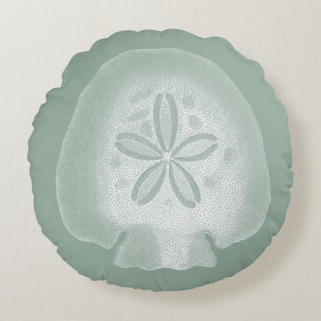 Silhouette Sand Dollar Round Cushion (Front)