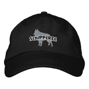 Silhouette Schipperke Embroidered Hat