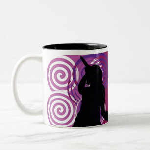Silhouette Singer Mug