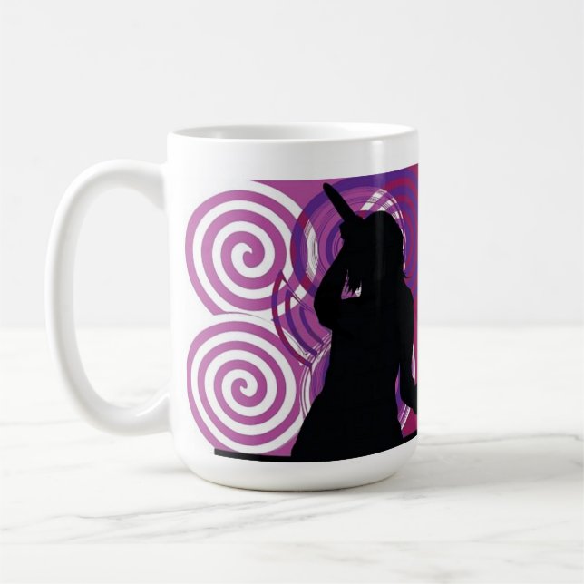 Silhouette Singer Mug (Left)